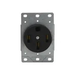 ENERLITES - 50 AMP INDUSTRIAL GRADE FLUSH MOUNT RECEPTACLE.