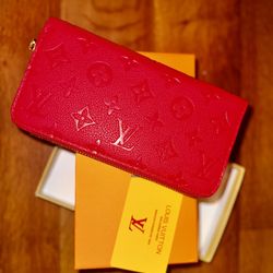 New - Red Louis Vuitton w/ Box And Authenticity Card 