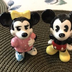 Vintage Mickey And Mimi Figurines