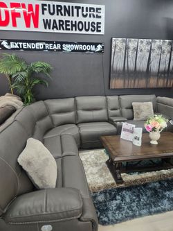 OVERSTOCK INVENTORY SAN LEANDRO DFWFURNITUREWAREHOUSE PWR SECTIONAL 🔥🔥🔥🔥$2798 NO CREDIT NEEDED
