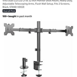 Vivo Dual Monitor Mount V002E