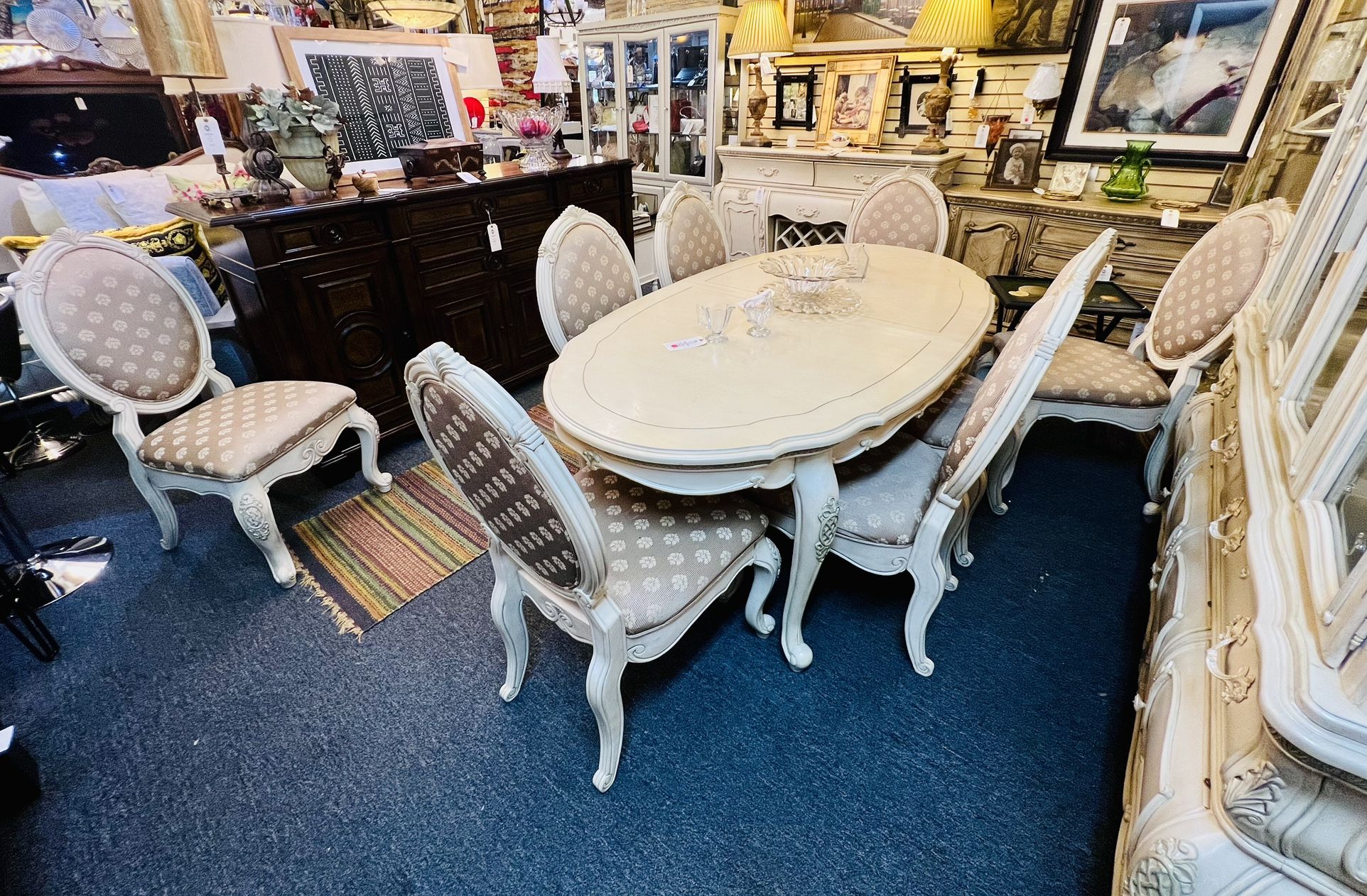 AICO By Michael Amini LAVELLE Dinning Set 9 Pieces - NY