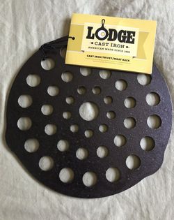 Lodge Cast Iron Trivet Meat Rack Black Dutch Oven Skillet LBDOT3 New F4773