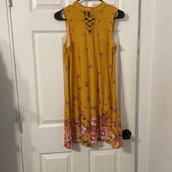 Short Yellow Dress 