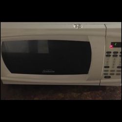 Small White Microwave 
