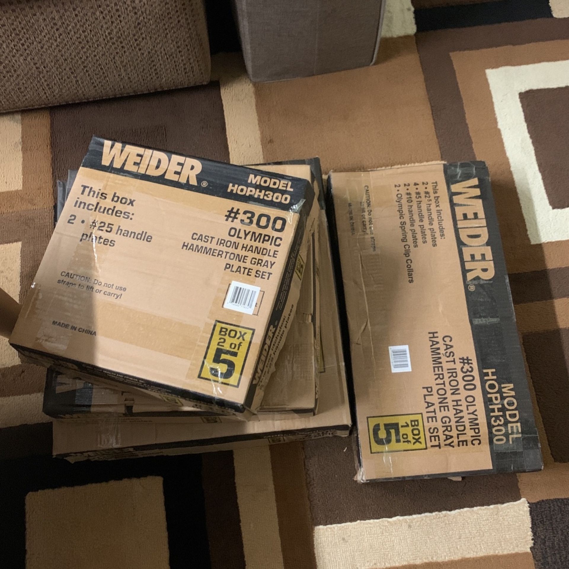 300lbs Weight Set With Bar