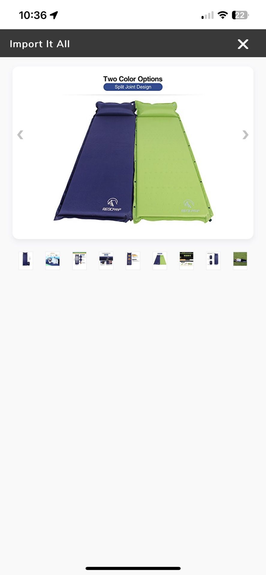    Home > Survival Gear > REDCAMP COTTON FLANNEL SLEEPING BAG FOR CAMPING, 50F/10C 3-SEASON WARM AND COMFORTABLE, ENVELOPE BLUE 3LBS(75"X33")
