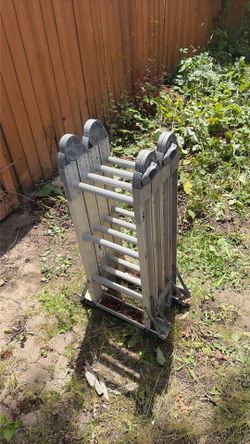 Folding Aluminum Multi-Position Ladder
