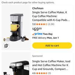 Chef man Insta Coffee Machine