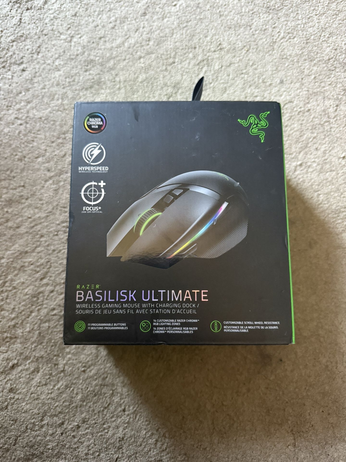 NEW Razer Basilisk Ultimate Wireless Gaming Mouse RGB with Charging Dock SELL/TRADE 