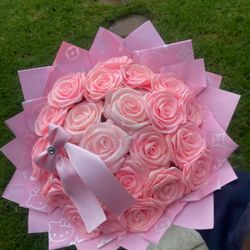 Pink BEAUTIFUL BOUQUET, It Truly Is Pink/glitter Shine. Last FOREVER.