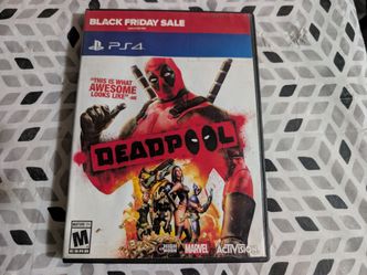 Deadpool Playstation 4 game + other random games