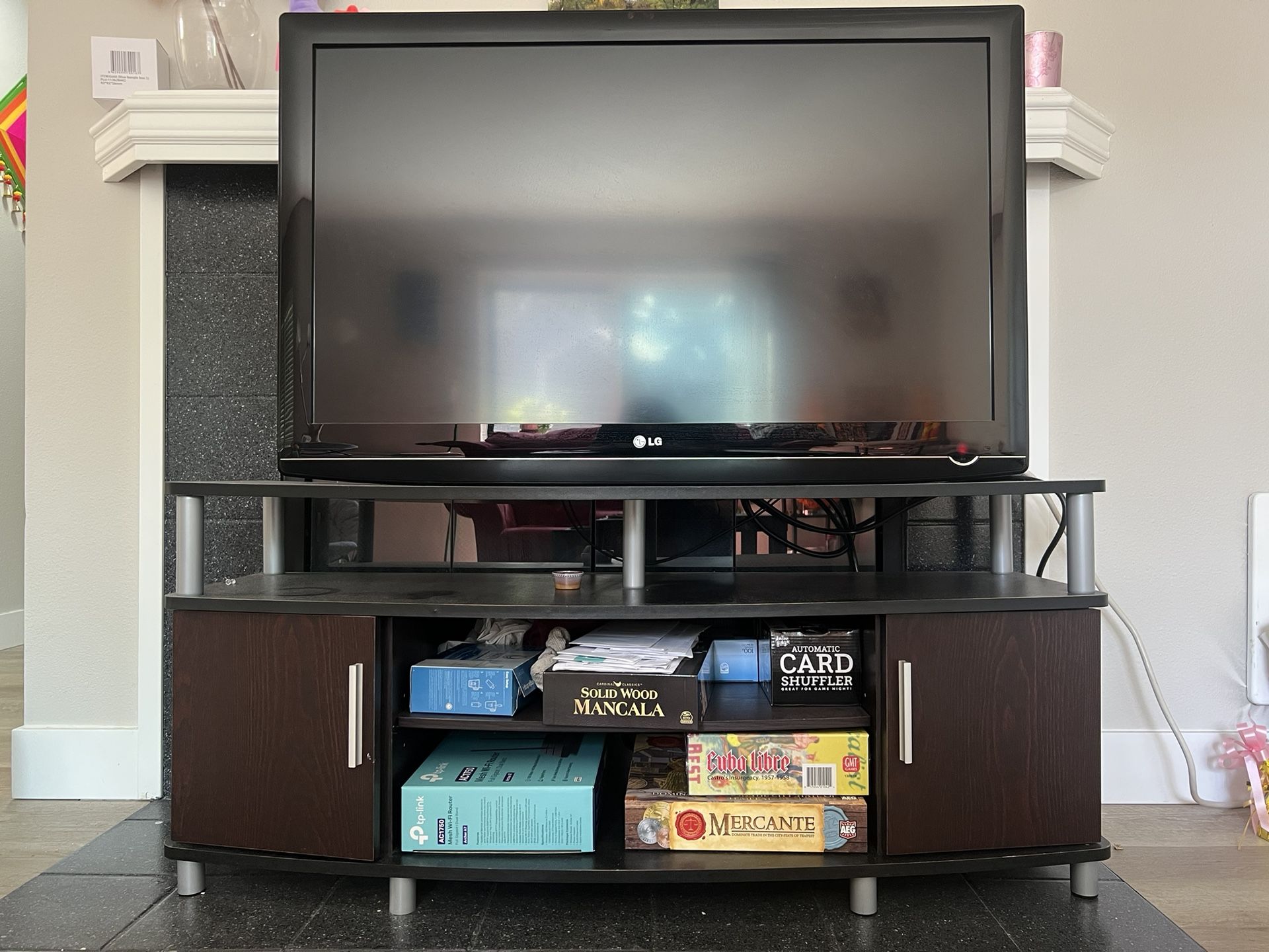 42” LG TV with TV Stand