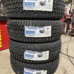 (4) - 255/65/18 Sailun Ice Blazer WSTX Snow Tires