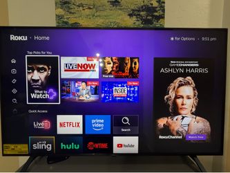 55-inch TV 4k in excellent condition with remote and box
