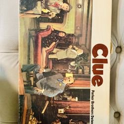 Clue 1972 Board Game Vintage 