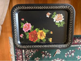 Set of 4 Vintage 1950 dinner trays