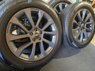 New Take Offs 21" Range Rover Satin Grey Wheels Rims Michelin Tires