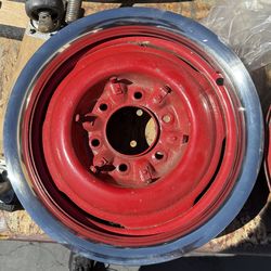 Chevy 3100 16” Chevy truck rims with Beauty rings