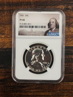 1961 Franklin Half Dollar Proof Coin