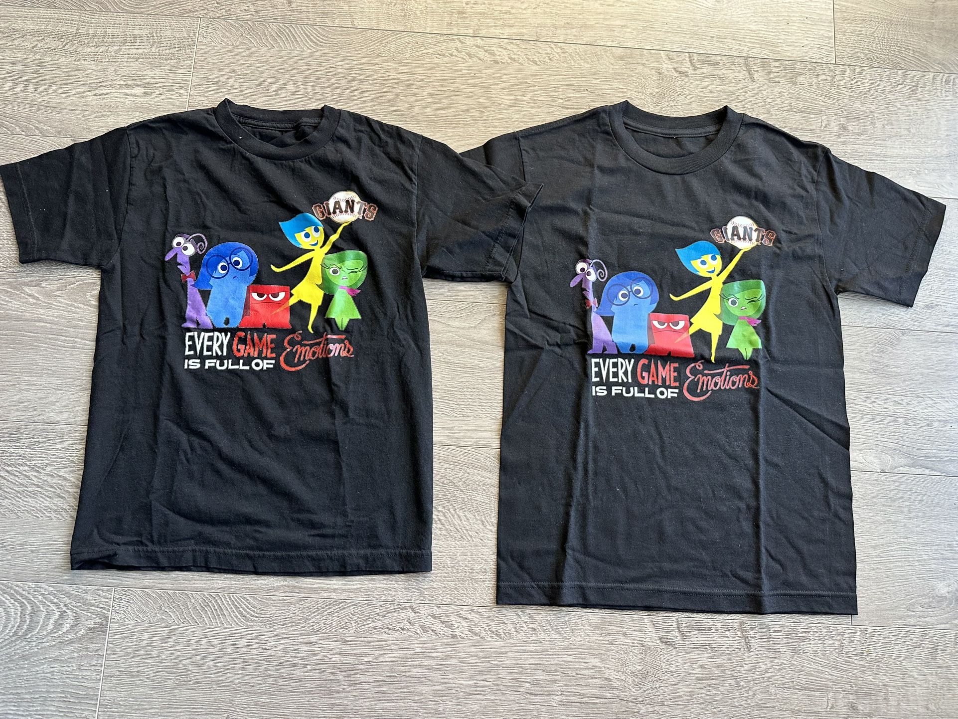 Disney Pixar Inside Out Characters T-shirt New York, SF Giants Team Baseball Fan
