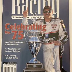 Beckett Racing Magazine Nov 2000 Featuring Dale Earnhardt - Rare Issue 75