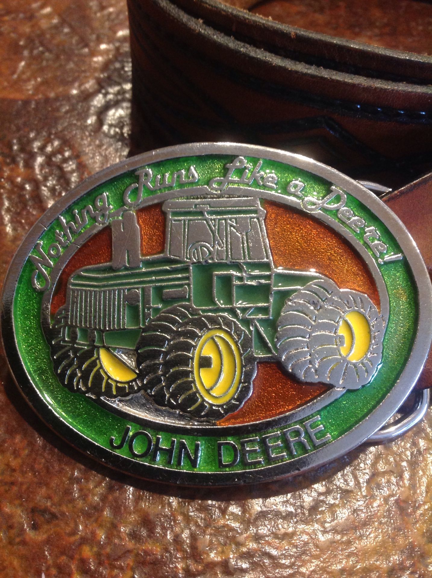 John Deere Tractor Belt and Buckle