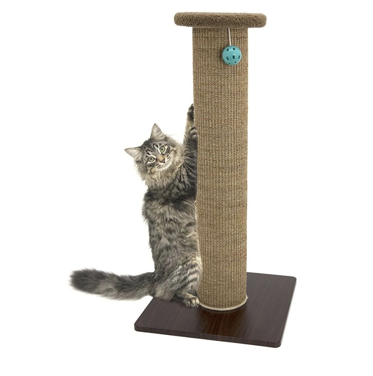 Kitty City Sisal Post Scratcher, Sisal Post (Brown)