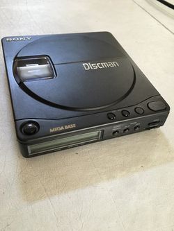 Sony Discman D-9 Mega Bass compact CD player AA battery or