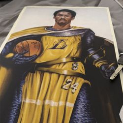Kobe Bryant painting