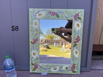 Mirror With Painted Frame 