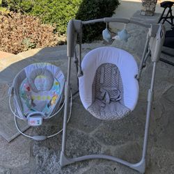 Brand New Baby Swing and Bouncer 