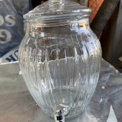 Glass Beverage Dispenser 