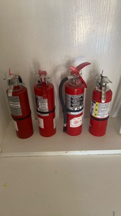 4 fire extinguishers