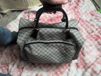 Ralph Lauren signature Jacquard monogram roll-on luggage bag