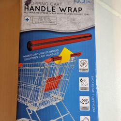 2 Pack KLEAR Shopping Cart Handle Wrap