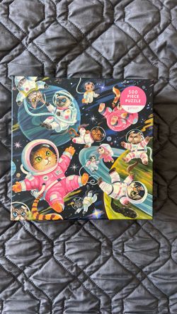 Galison A Space Meowdyssey - 500 piece puzzle