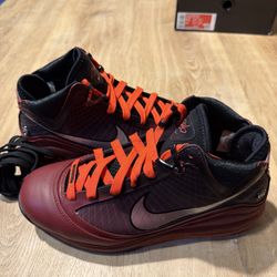 Nike Air Max LeBron VII Retro QS Christmas 2019 CLEAN OG CU5133 600 Men Size 9.5