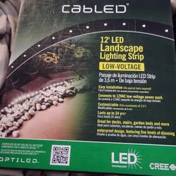 Cabled: 12' LED Landscape Landing Strip