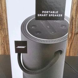 Bose Portable Smart Speaker Triple Black New Sealed Smart WiFi Audio
