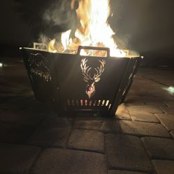 Wood Fire Pit Grill
