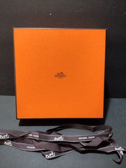 Hermes Paris Empty Box With Ribbon