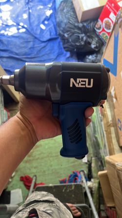Llave de impacto de aire,Llave de impacto de aire NEU 1/2 pulgada,7000 rpm/1300nm, con martillos gemelos
