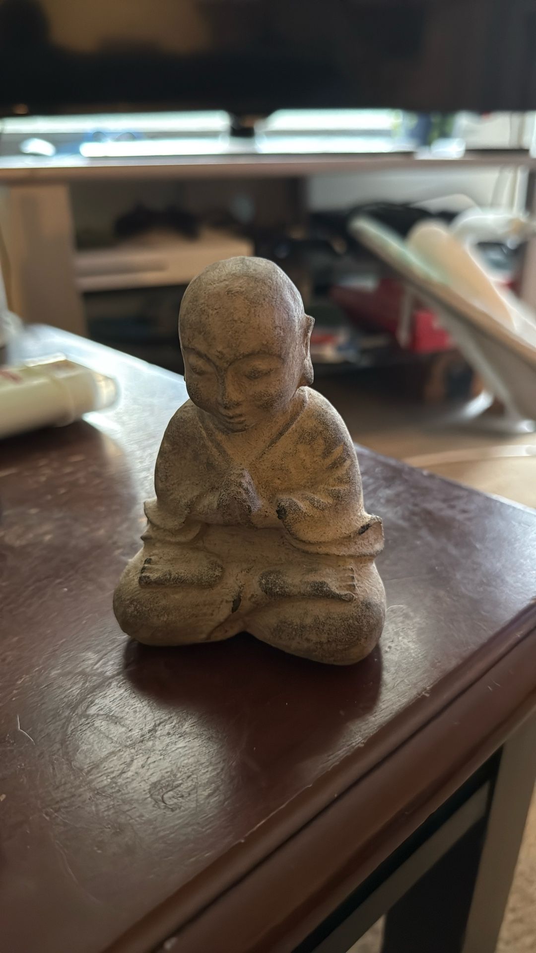 Statue Sm Stone Monk