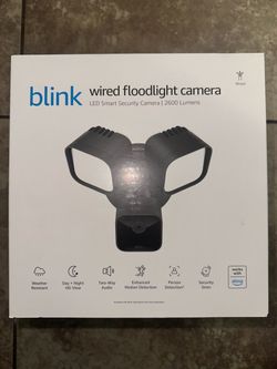2 Blink wired floodlight camera