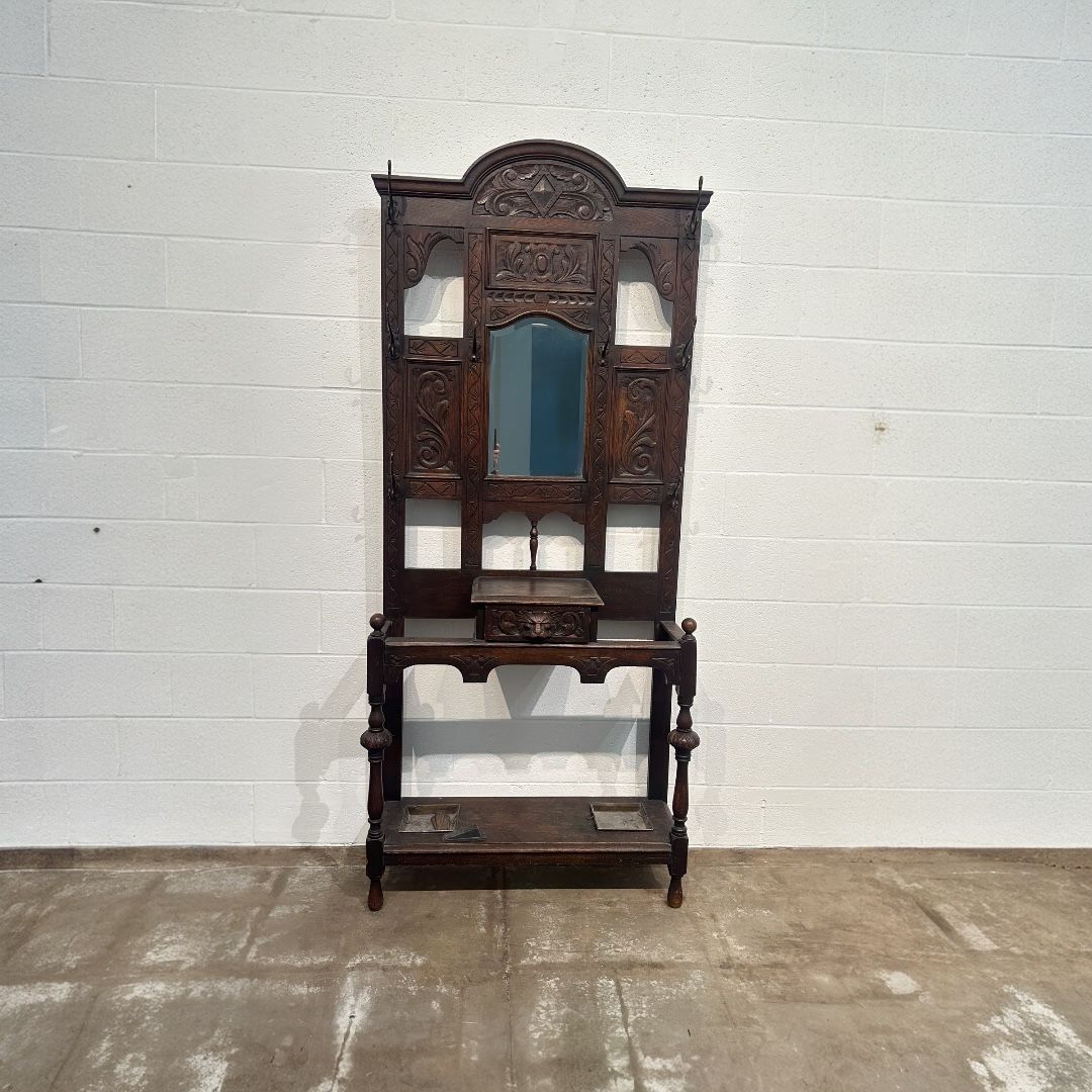 Antique Hall Tree