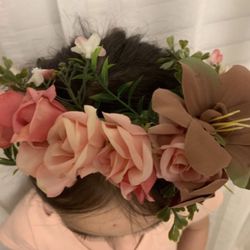 Flower Girl Flower Wreaths 