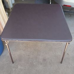 Card Table Padded Top