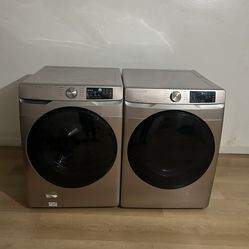 (DELIVERY INCLUDED 🚚) Samsung Washer & GAS Dryer Set