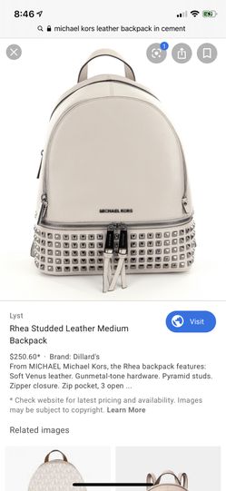 Michael Kors Medium Leather Backpack